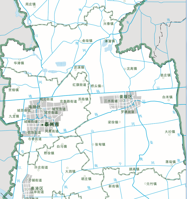 江苏姜堰历史沿革及行政区划