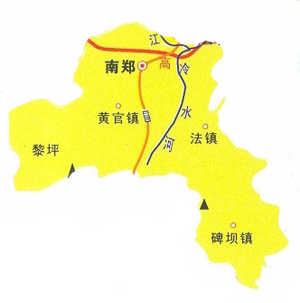 南郑区地理位置及边界长度介绍，区政府驻地汉山镇周家坪村